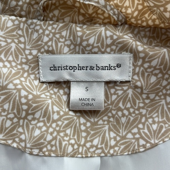 Christopher & Banks Cream and White Quilted Vest Size Small - Picture 8 of 10